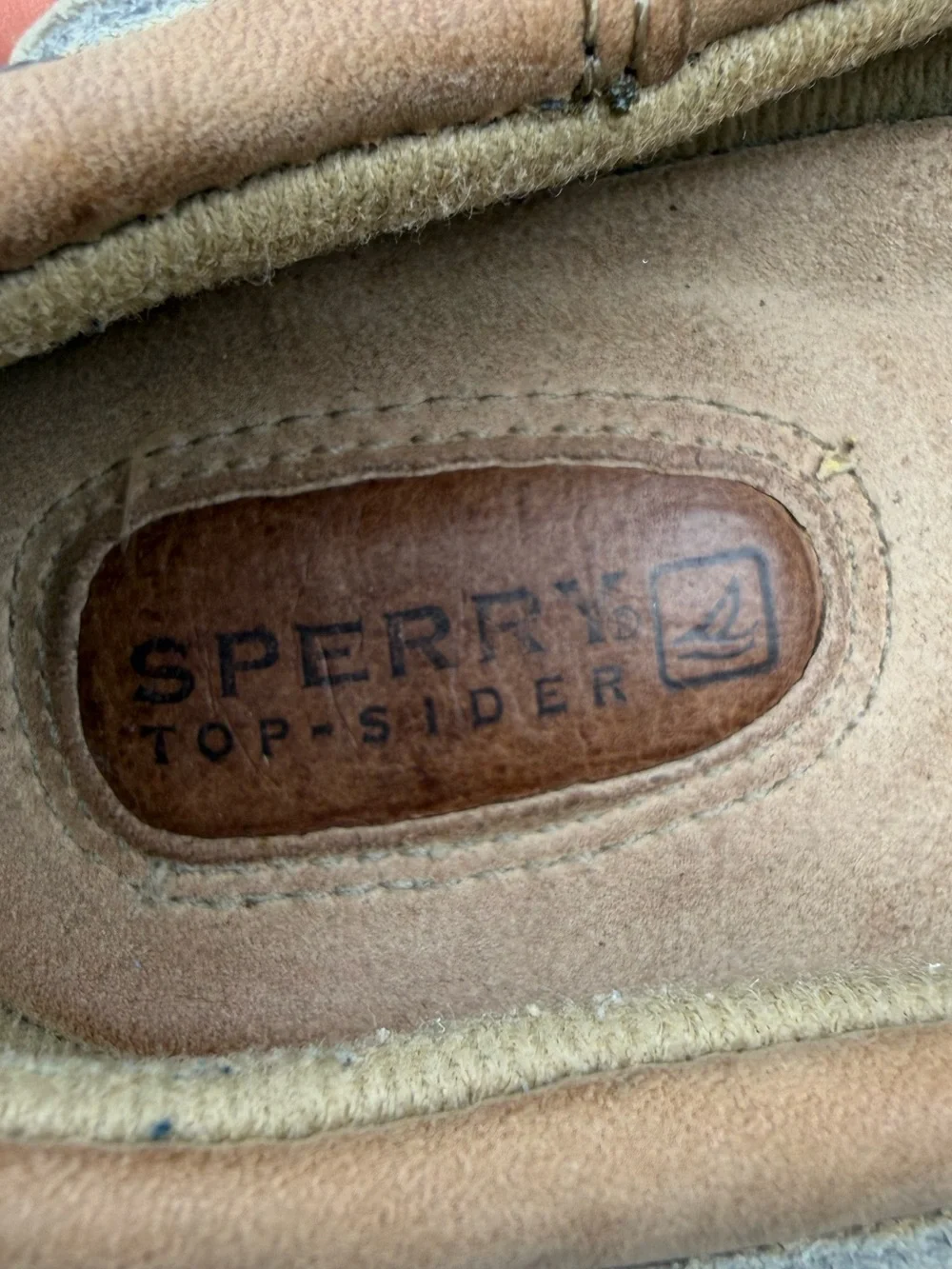 Sperry Top Sider Mens Brown Leather Boat Shoes Size 8